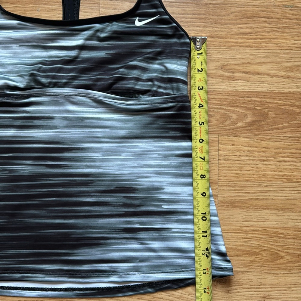 Nike Striped Racerback Swim Top - size M - Picture 8 of 8